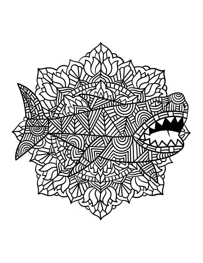 40 Coloring Pages Megalodon 31