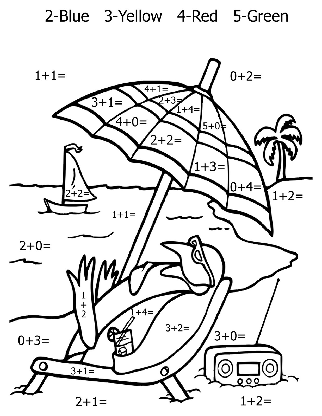 45 1 2 3 Coloring Pages 39