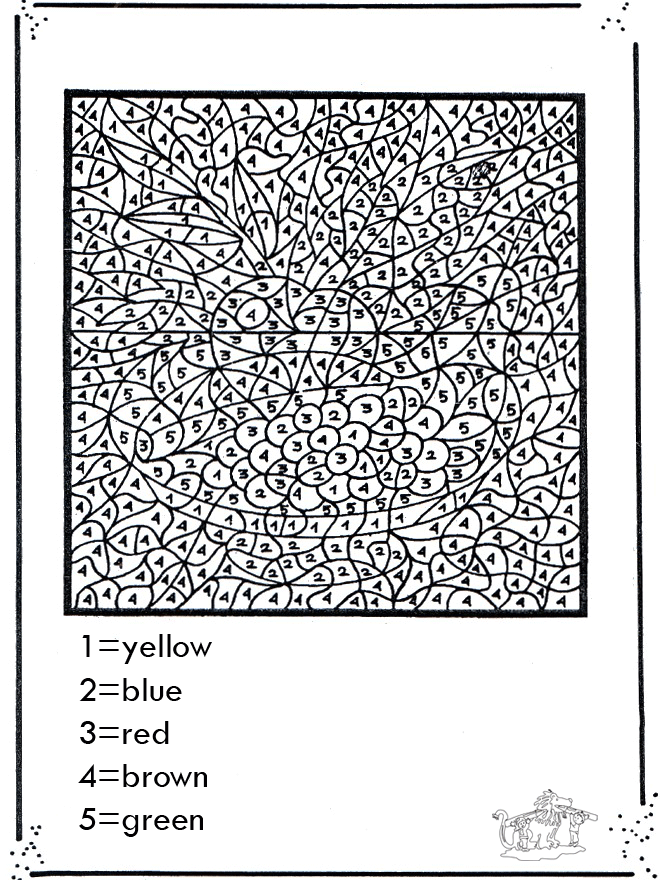 45 1 2 3 Coloring Pages 40