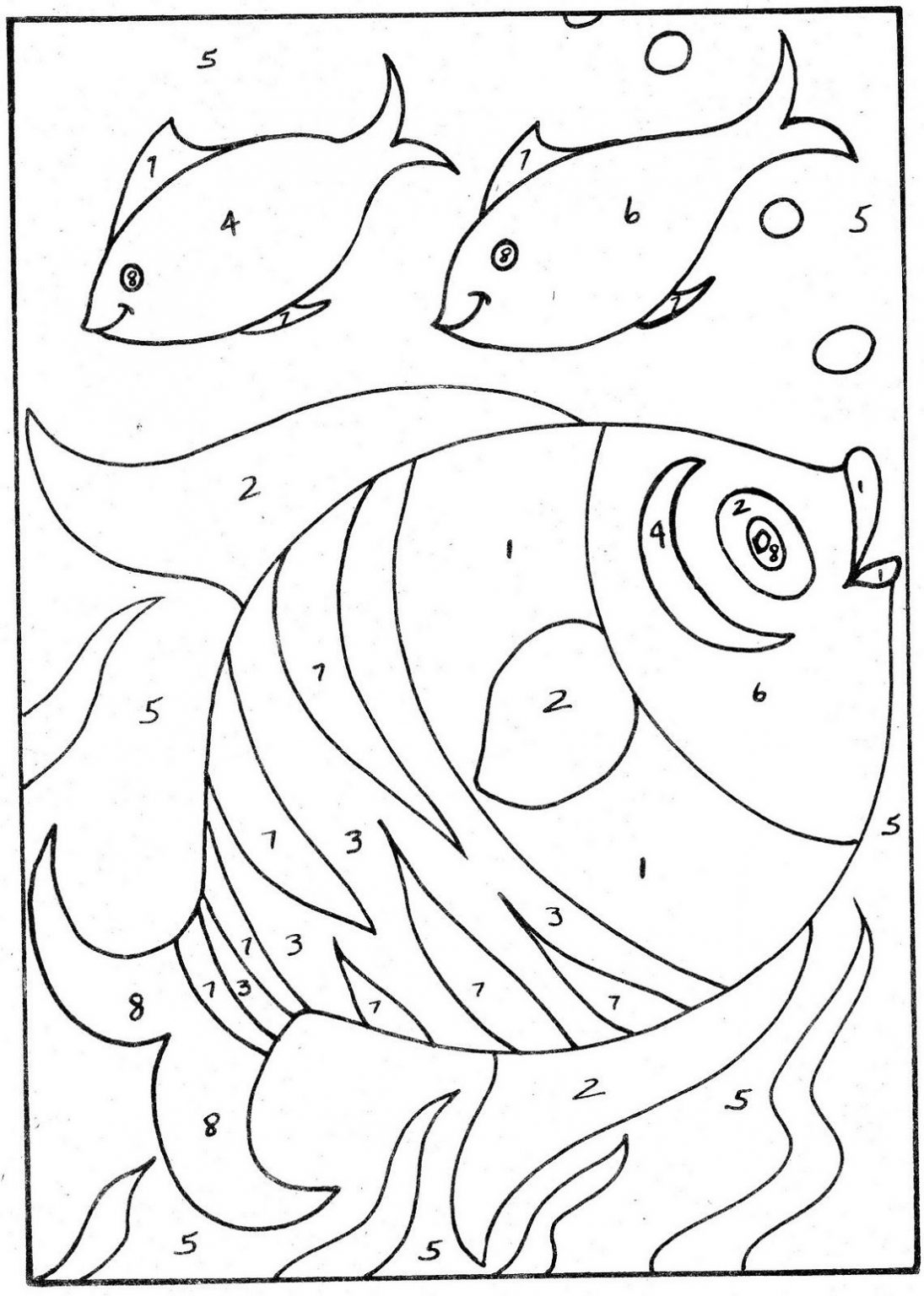 45 1 2 3 Coloring Pages 46