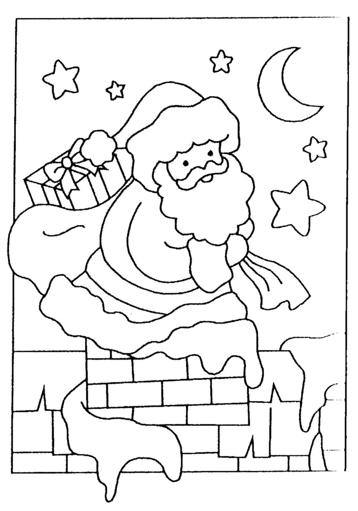 45 Christmas Fireplace Coloring Page 30