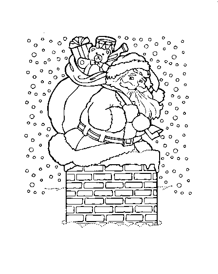 45 Christmas Fireplace Coloring Page 47