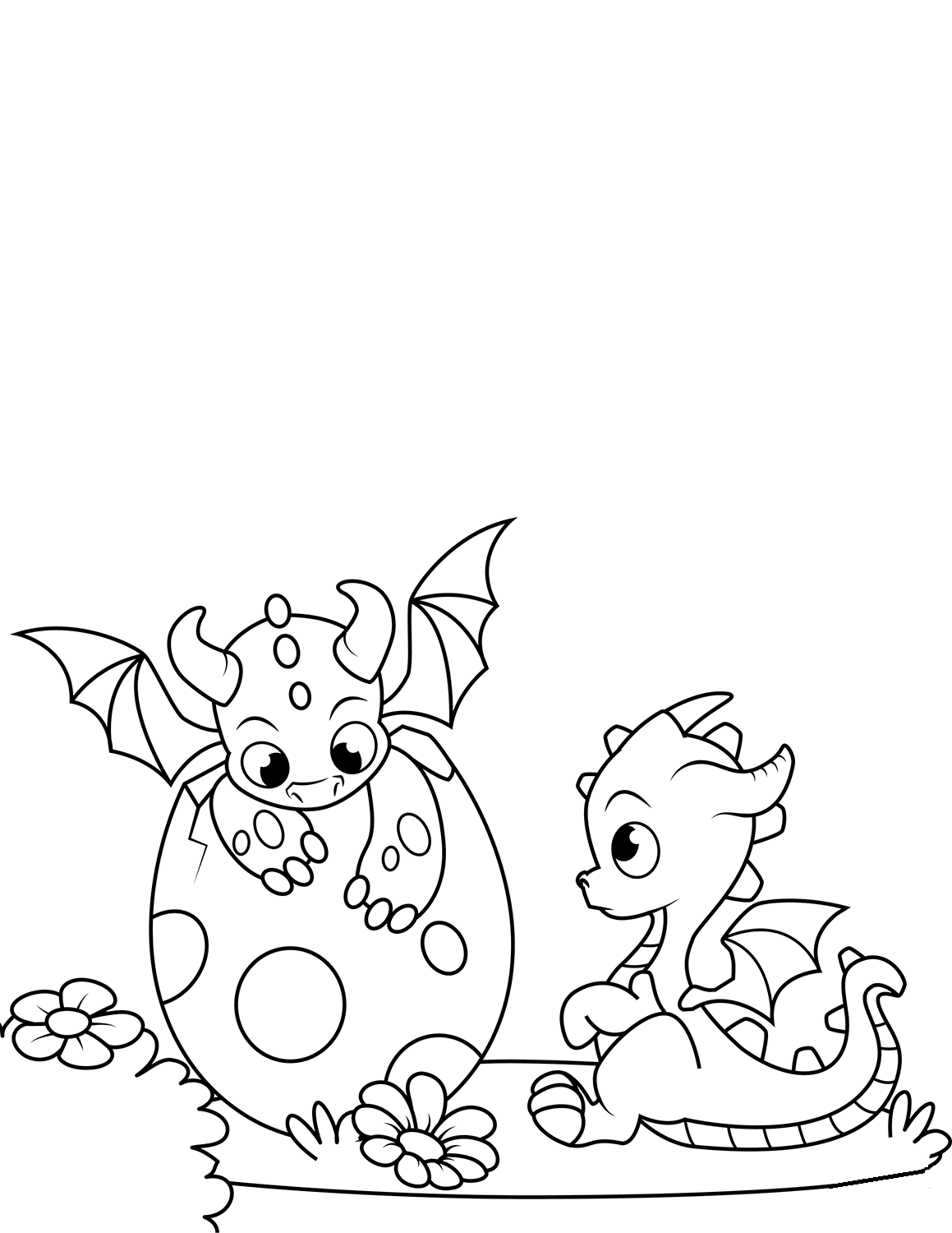 45 Dragon Printable Coloring Page 17