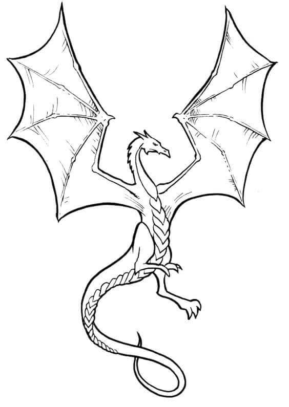 45 Dragon Printable Coloring Page 18