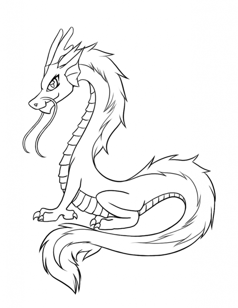 45 Dragon Printable Coloring Page 21