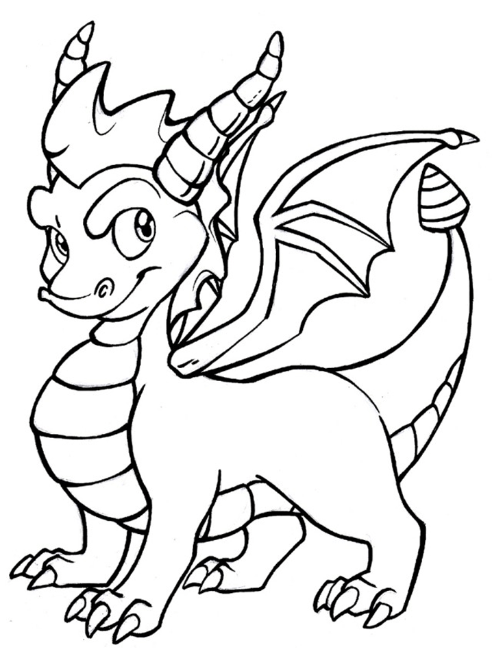 45 Dragon Printable Coloring Page 23