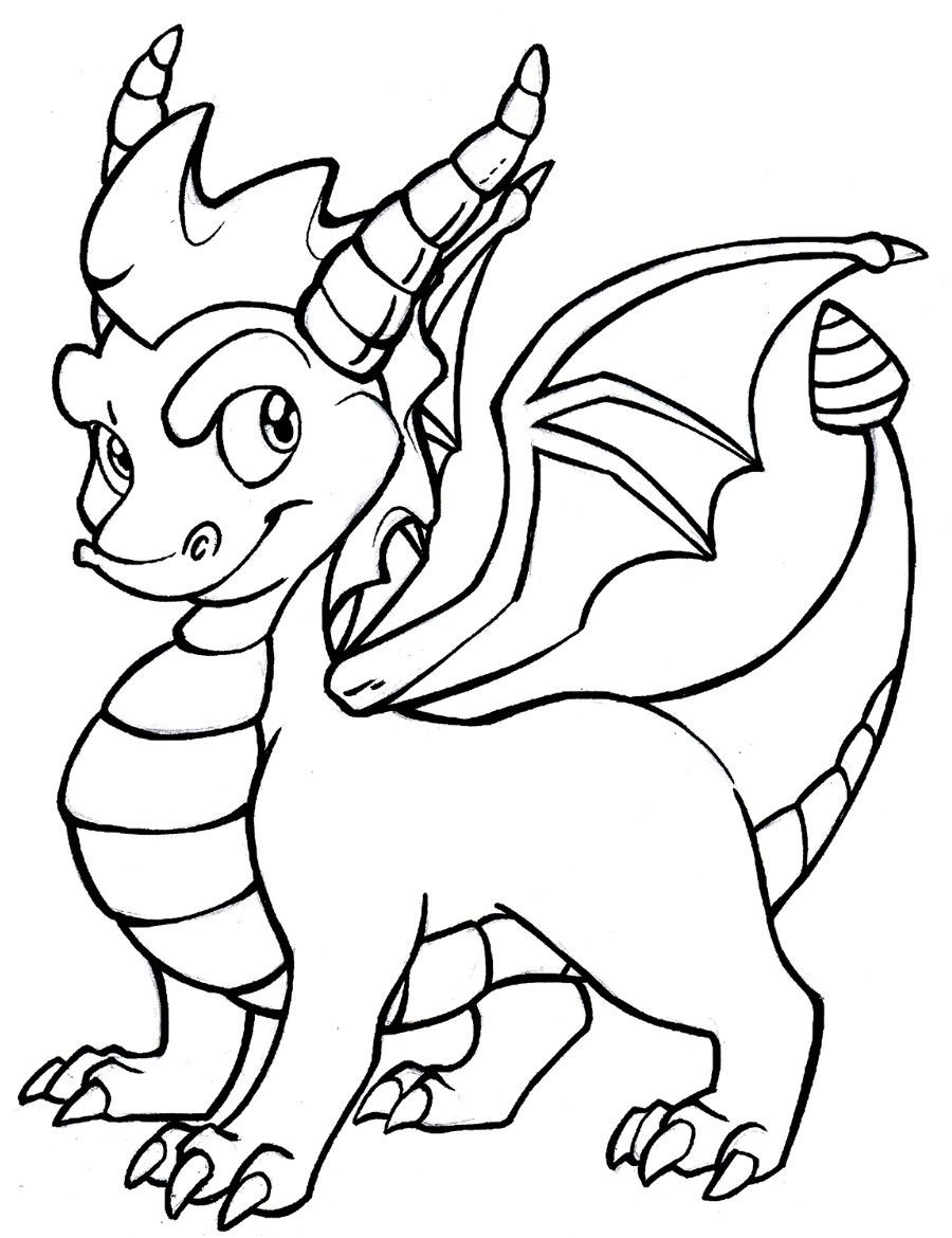 45 Dragon Printable Coloring Page 24