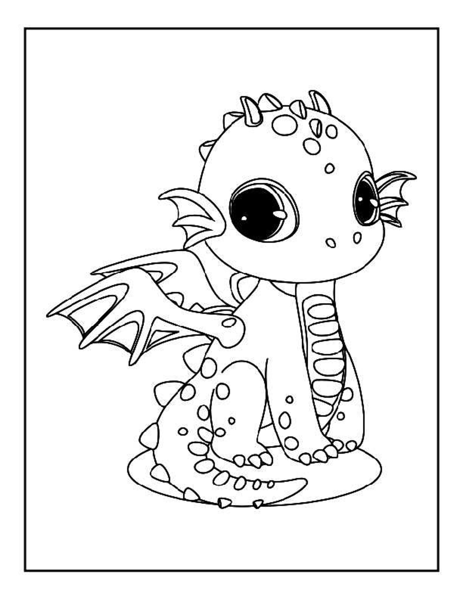 45 Dragon Printable Coloring Page 28