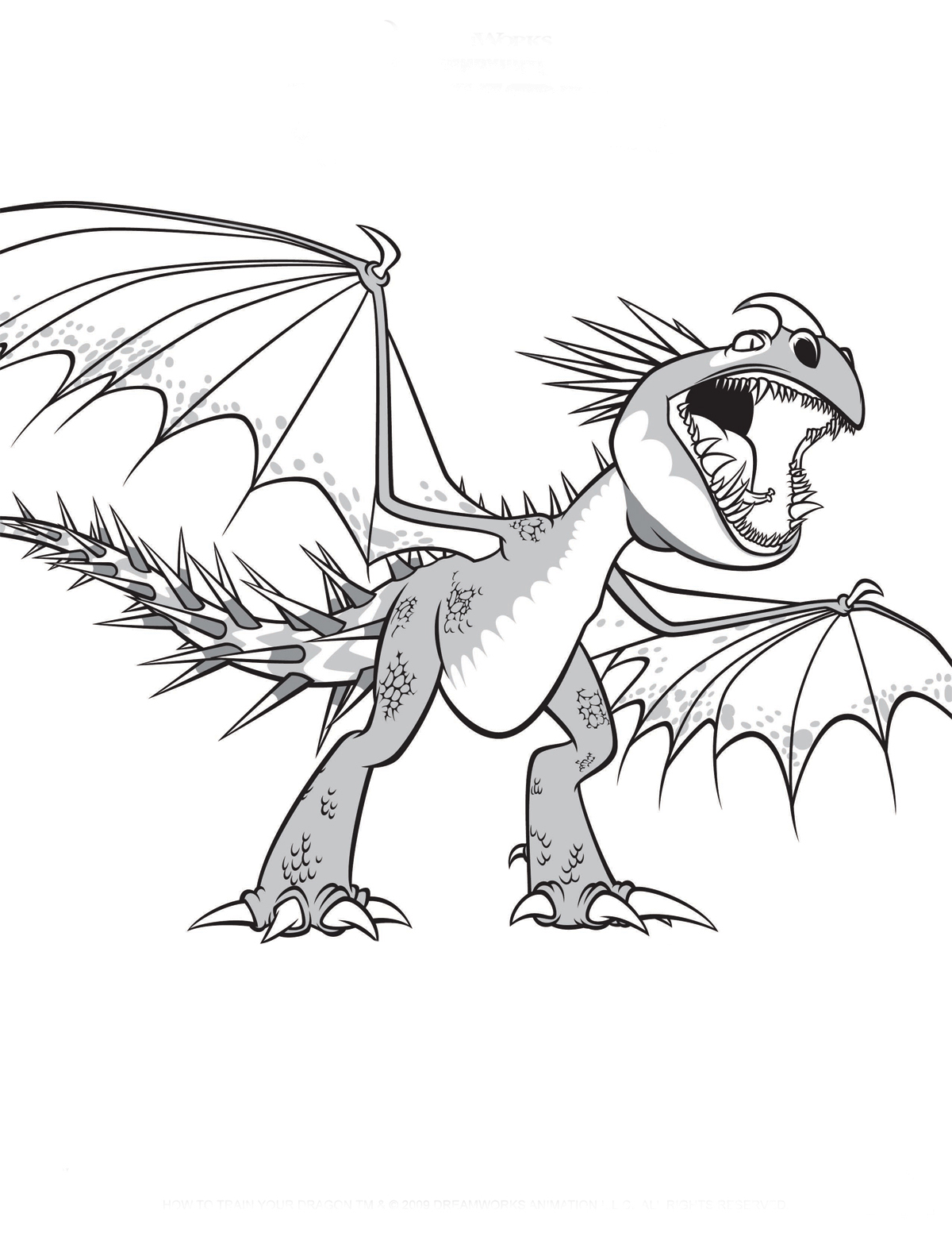 45 Dragon Printable Coloring Page 30