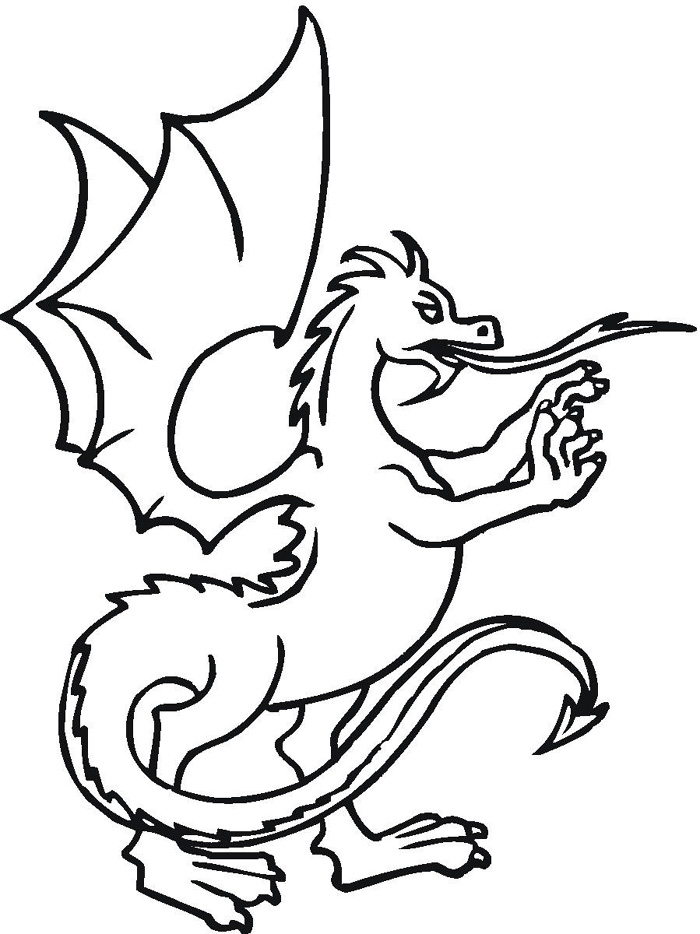 45 Dragon Printable Coloring Page 43