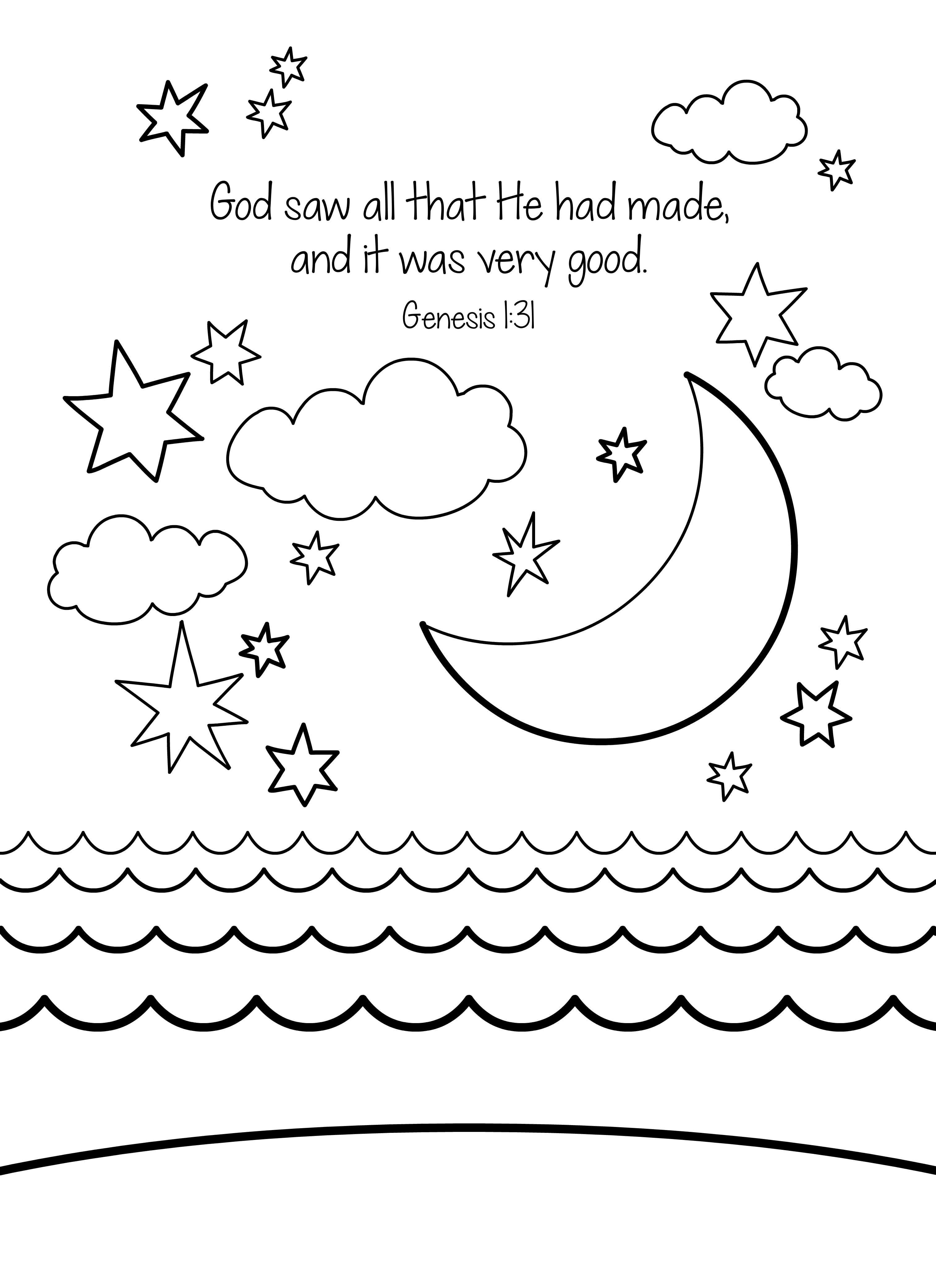 45 Genesis Creation Coloring Pages 25