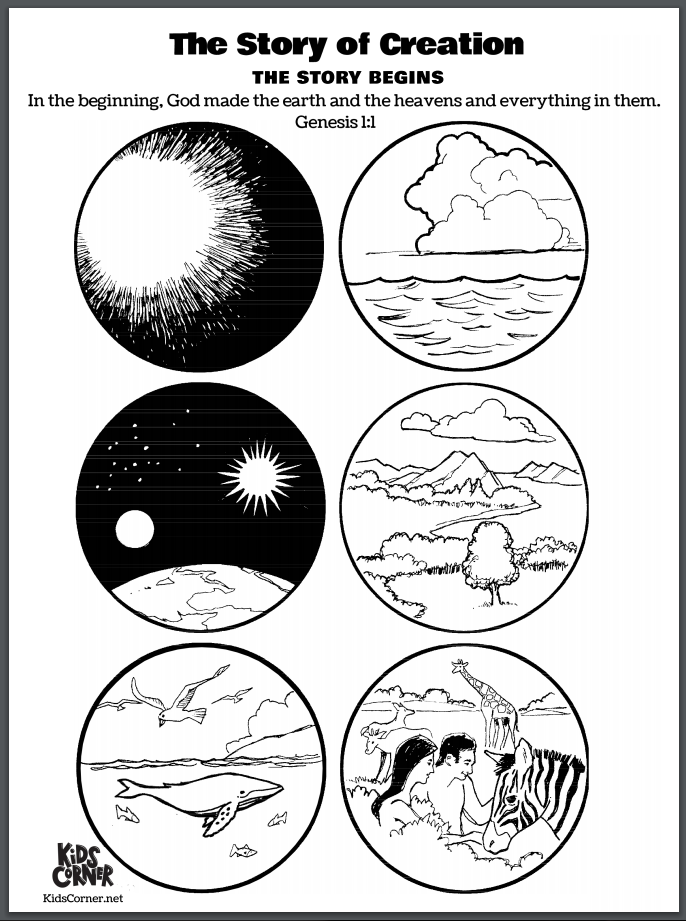 45 Genesis Creation Coloring Pages 3