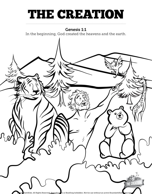 45 Genesis Creation Coloring Pages 36