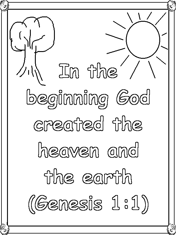 45 Genesis Creation Coloring Pages 40