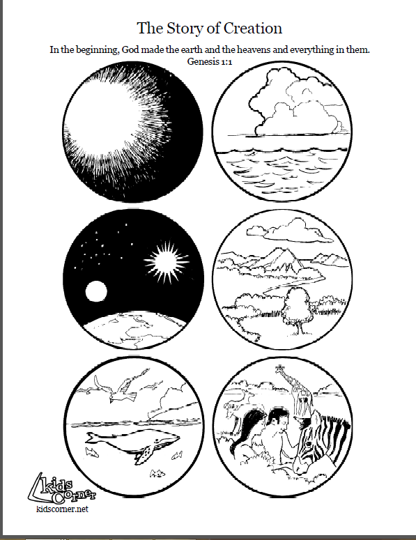 45 Genesis Creation Coloring Pages 43