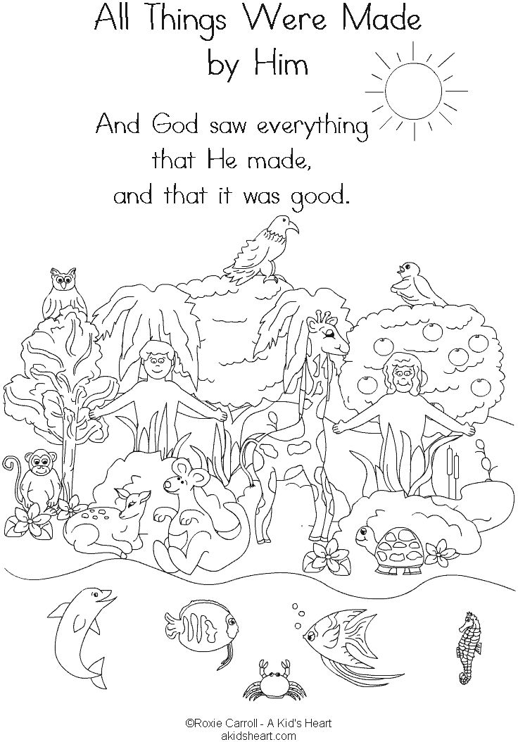 45 Genesis Creation Coloring Pages 52