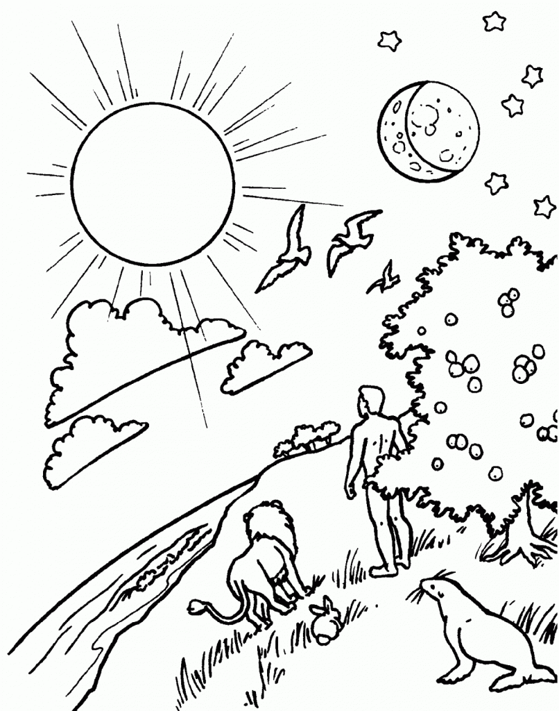 45 Genesis Creation Coloring Pages 53