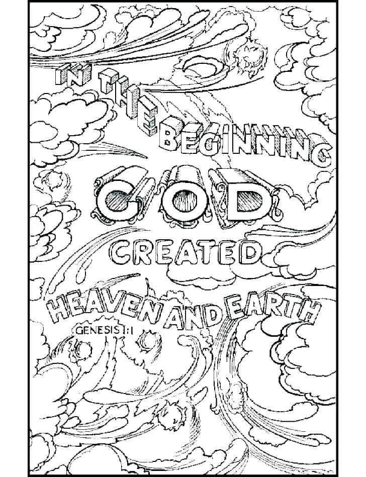 45 Genesis Creation Coloring Pages 6