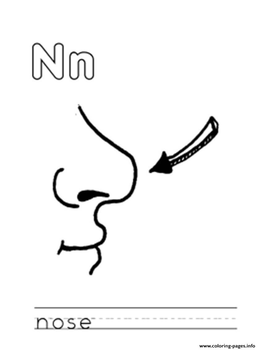 45 Nose Coloring Page 13