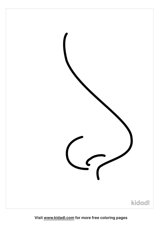 45 Nose Coloring Page 20