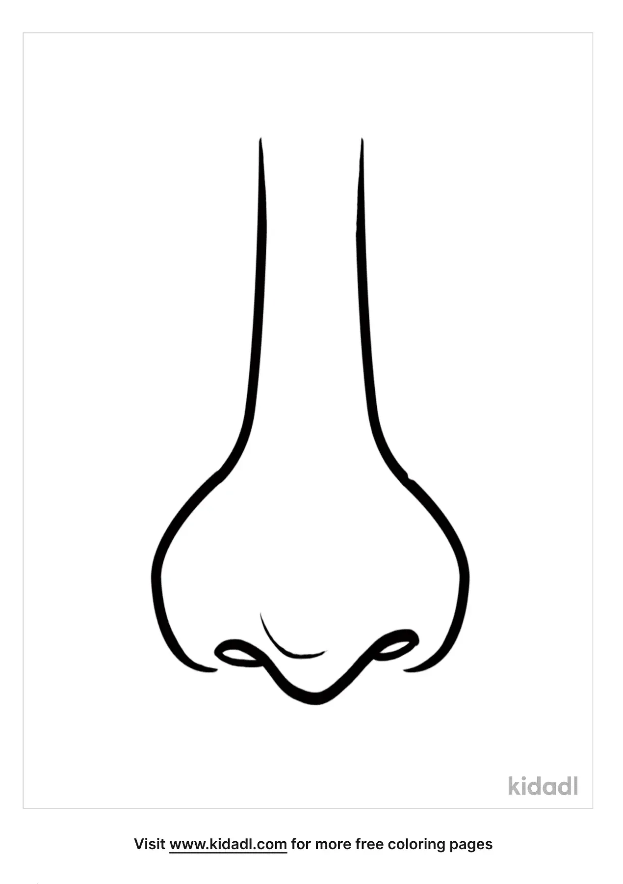 45 Nose Coloring Page 44