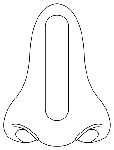 45 Nose Coloring Page 54