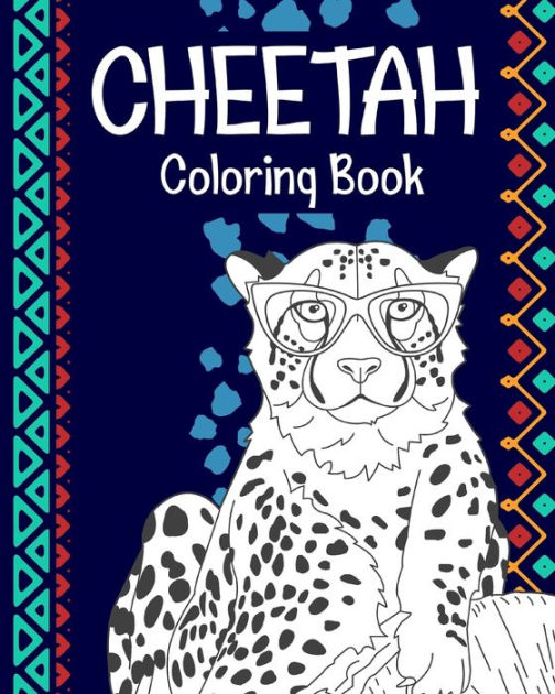 50 Cheetah Coloring Book 31