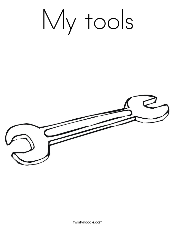 50 Tools Coloring Page 11