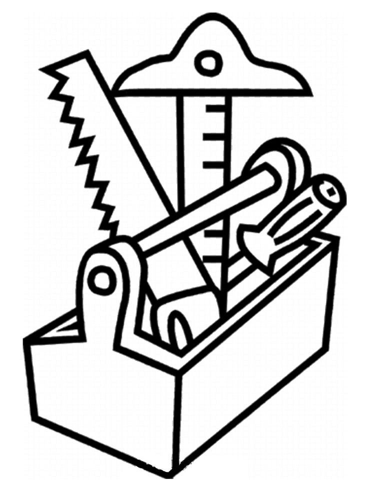 50 Tools Coloring Page 14