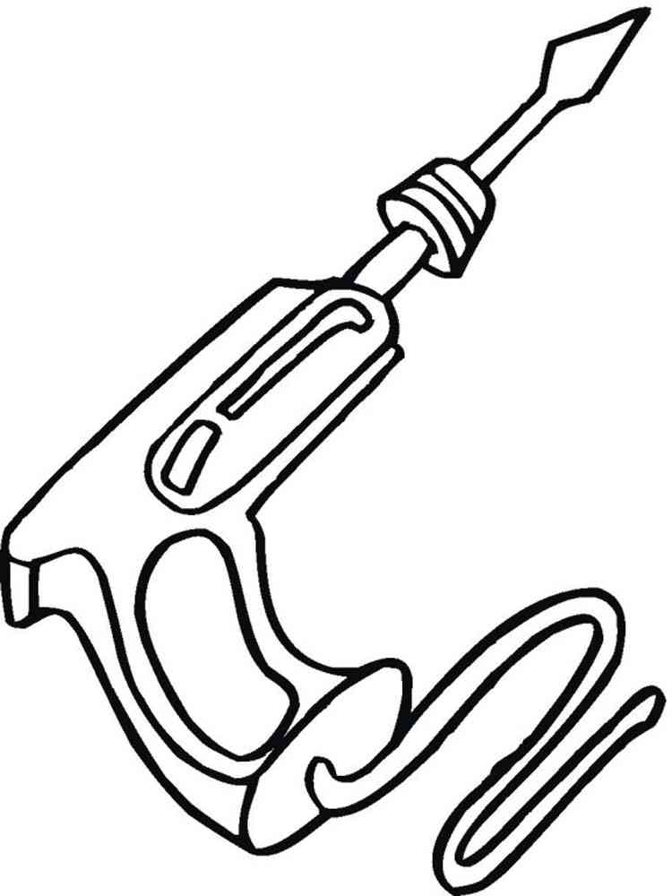 50 Tools Coloring Page 22