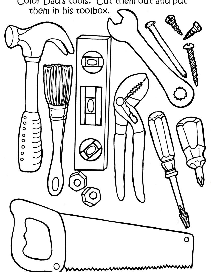 50 Tools Coloring Page 39