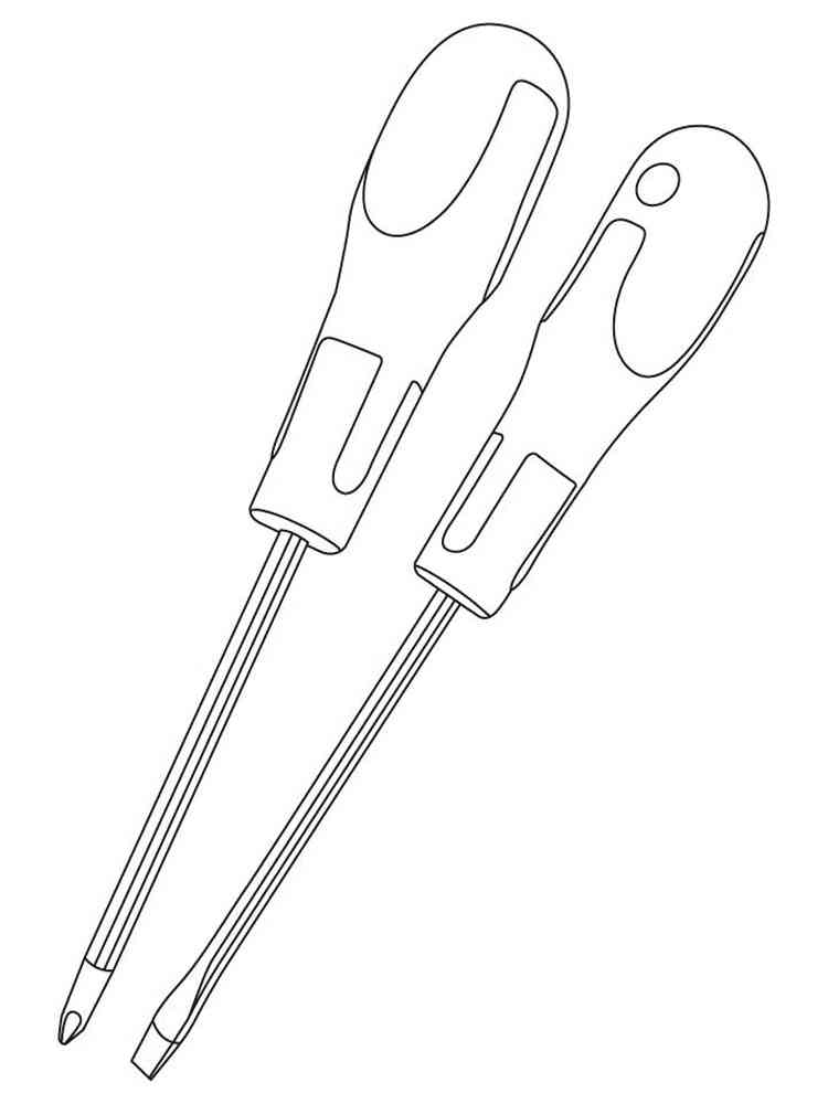 50 Tools Coloring Page 4