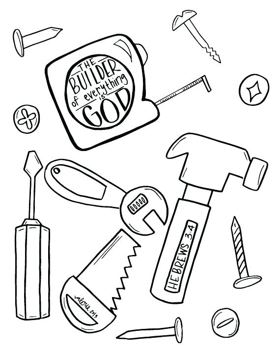 50 Tools Coloring Page 52