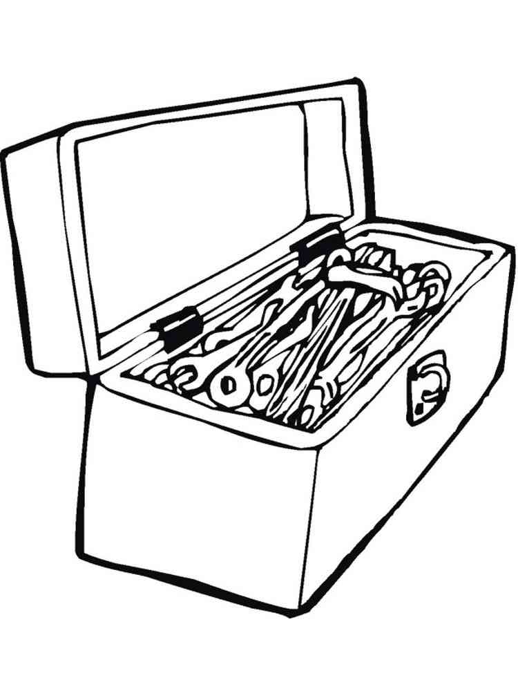 50 Tools Coloring Page 53