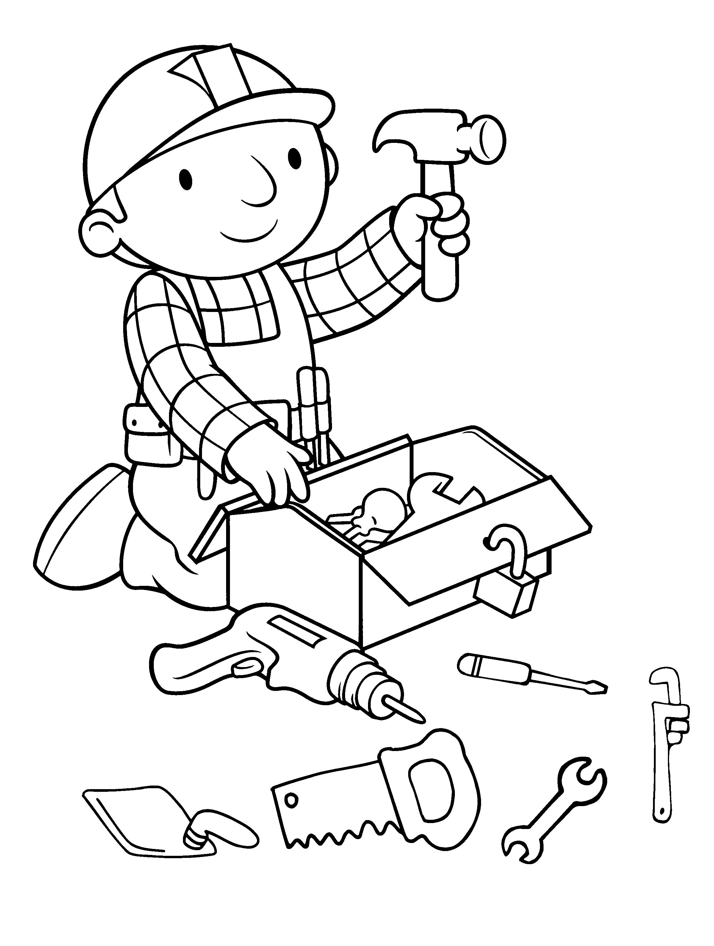 50 Tools Coloring Page 6