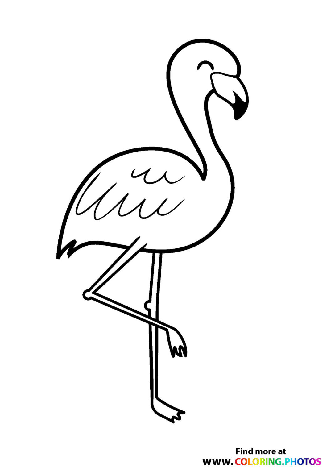 55 Flamingo Printable Coloring Pages 34