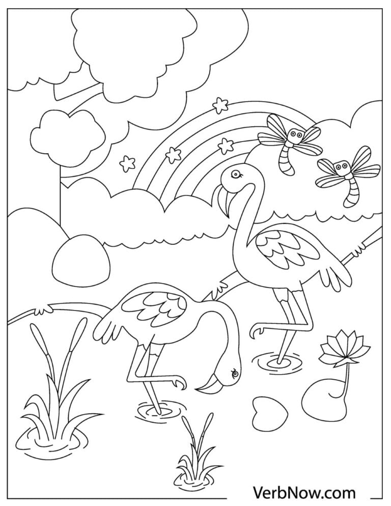 55 Flamingo Printable Coloring Pages 56