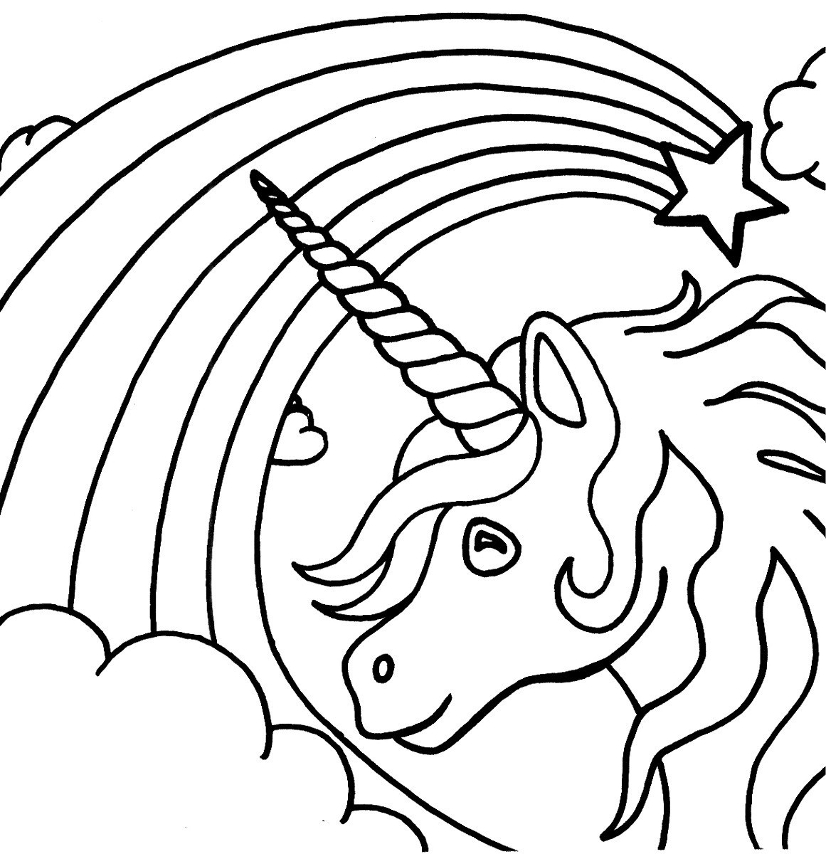 55 Printable Unicorns Coloring Pages 57