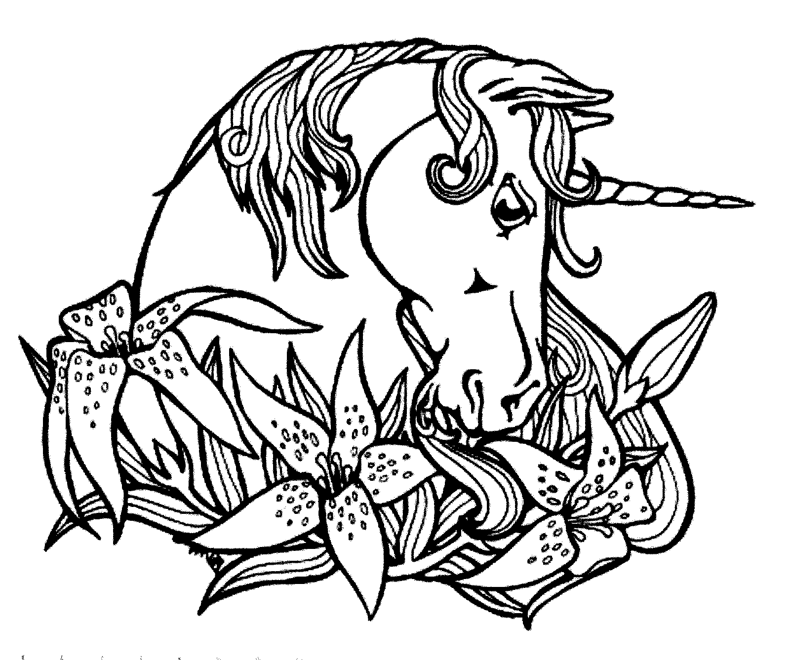 55 Printable Unicorns Coloring Pages 65