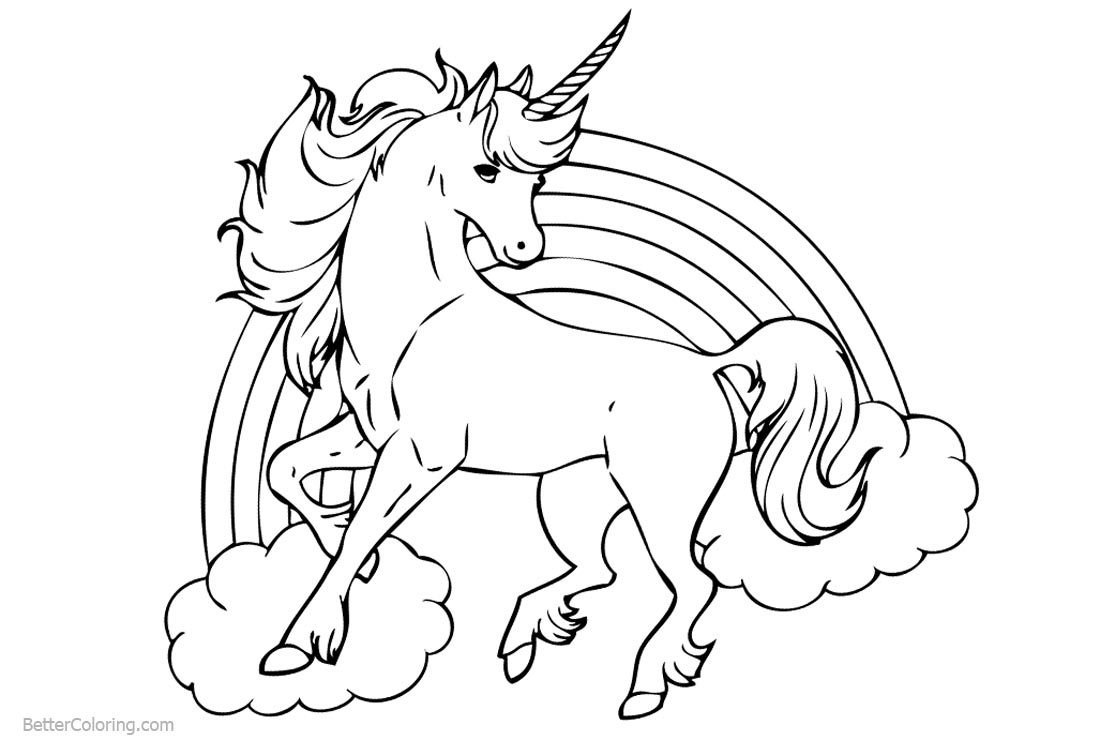 55 Printable Unicorns Coloring Pages 67