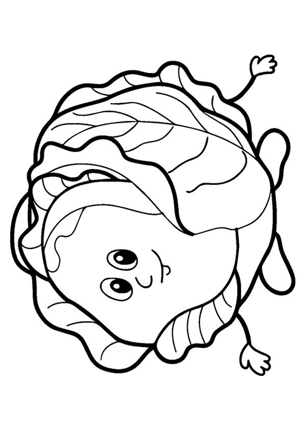 55 Vegetable Coloring Pages For Preschoolers 100