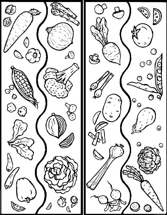 55 Vegetable Coloring Pages For Preschoolers 109