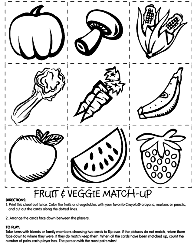 55 Vegetable Coloring Pages For Preschoolers 114