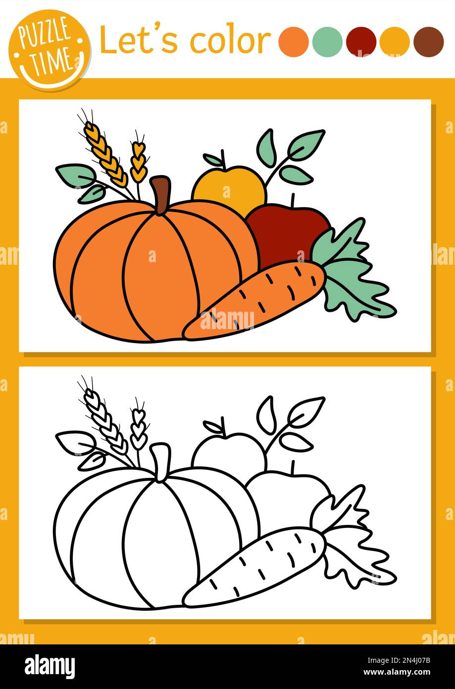 55 Vegetable Coloring Pages For Preschoolers 21