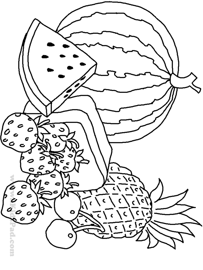 55 Vegetable Coloring Pages For Preschoolers 22