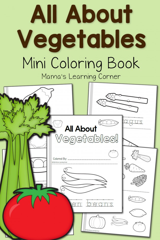 55 Vegetable Coloring Pages For Preschoolers 6