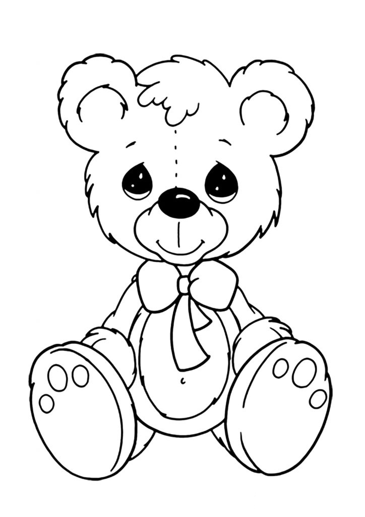 60 Coloring Page Of Teddy Bear 18