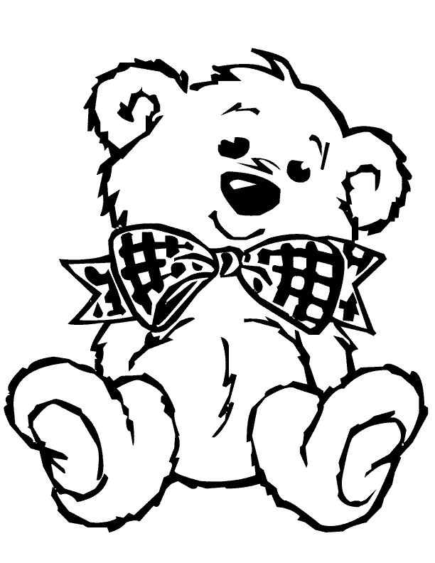 60 Coloring Page Of Teddy Bear 21