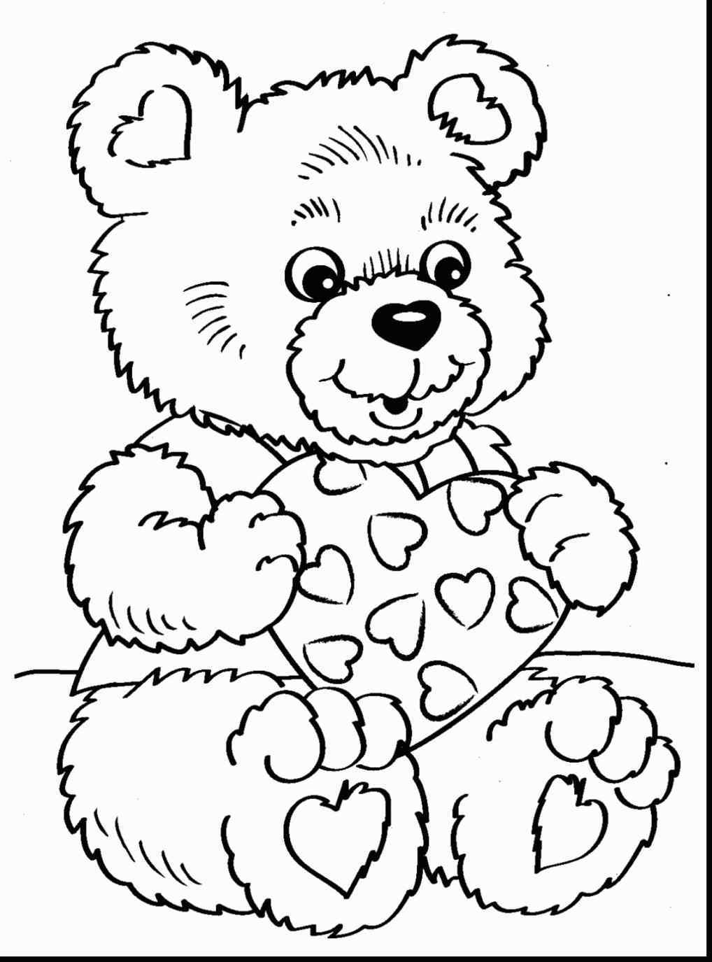 60 Coloring Page Of Teddy Bear 26