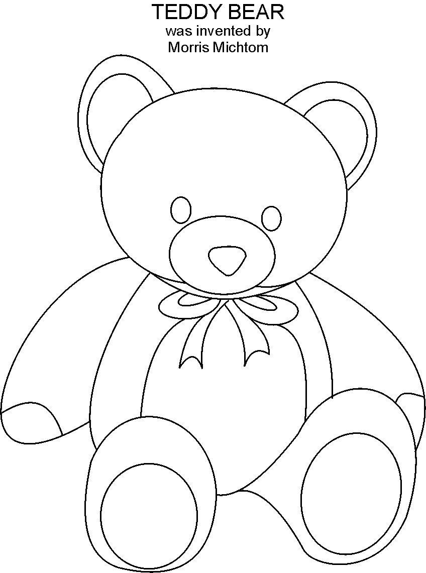 60 Coloring Page Of Teddy Bear 3